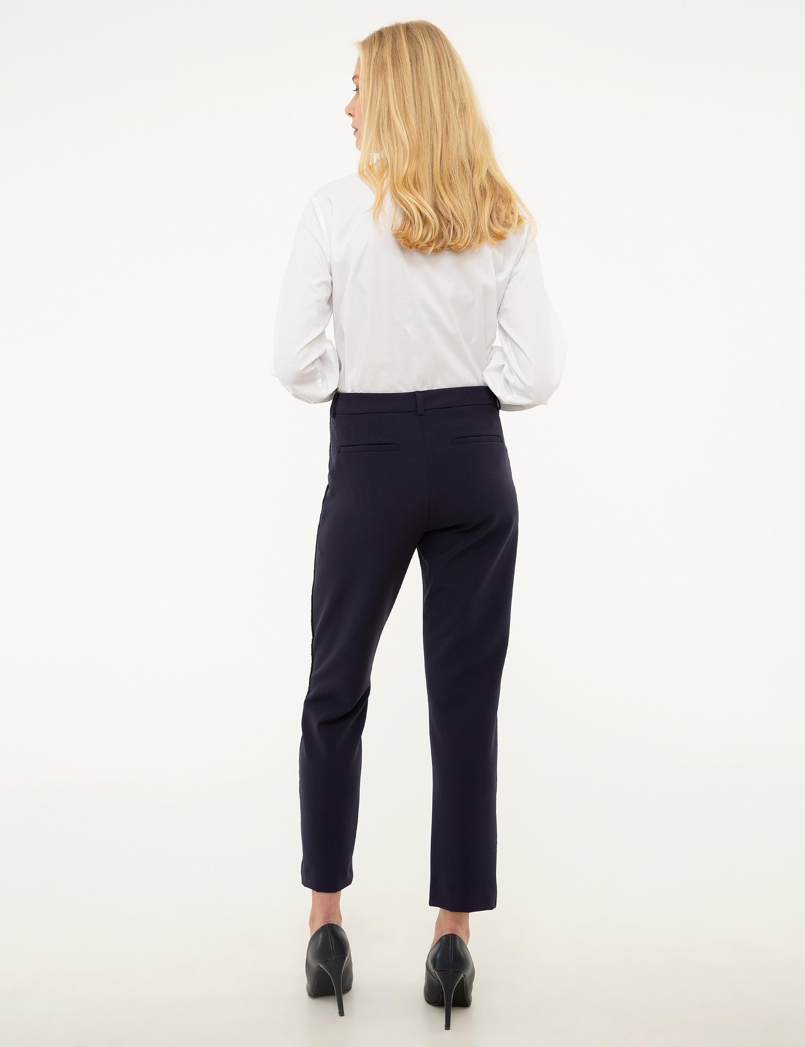 Lacivert Slim Fit Kumaş Pantolon