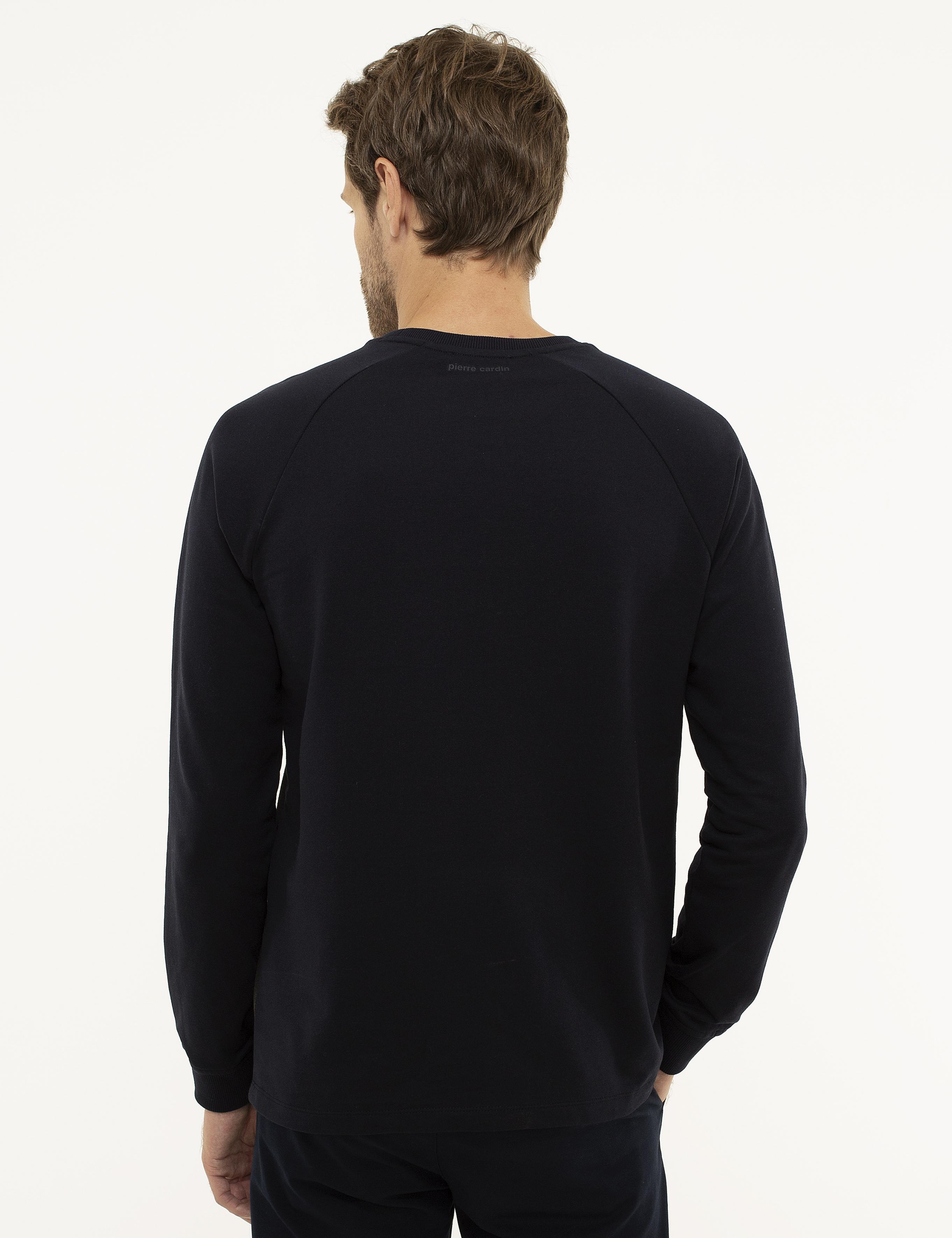 Lacivert Standart Fit Sweatshirt