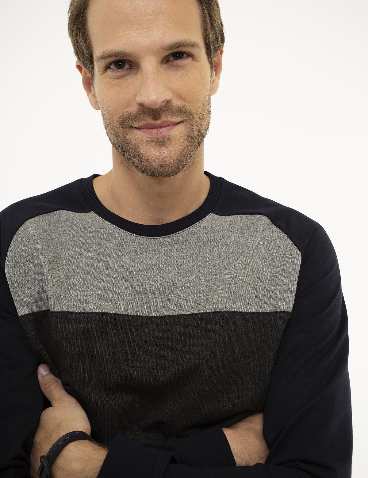 Lacivert Standart Fit Sweatshirt - 50219068008