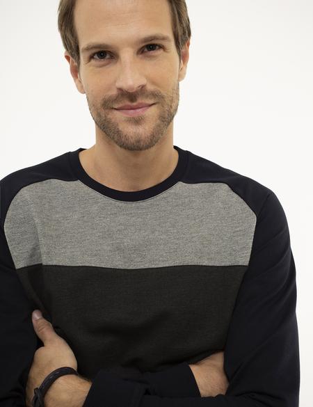 Lacivert Standart Fit Sweatshirt - 50219068008