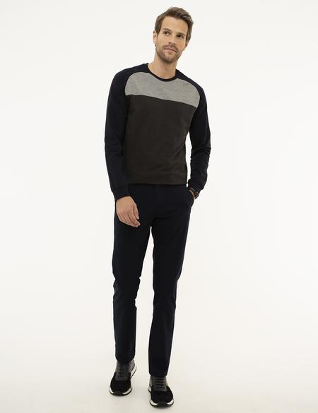 Lacivert Standart Fit Sweatshirt - 50219068008