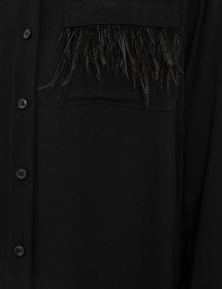 Siyah Comfort Fit Uzun Kollu Gömlek - 50216672006