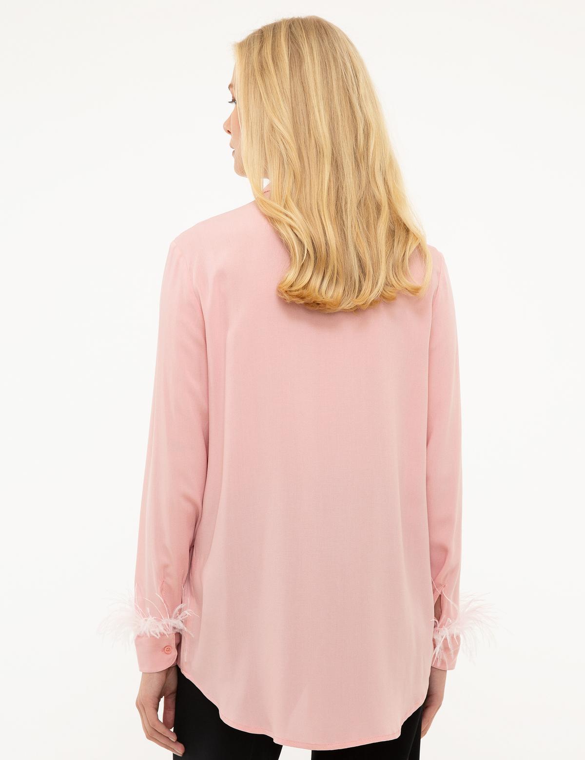 Pudra Comfort Fit Uzun Kollu Gömlek - 50216672058