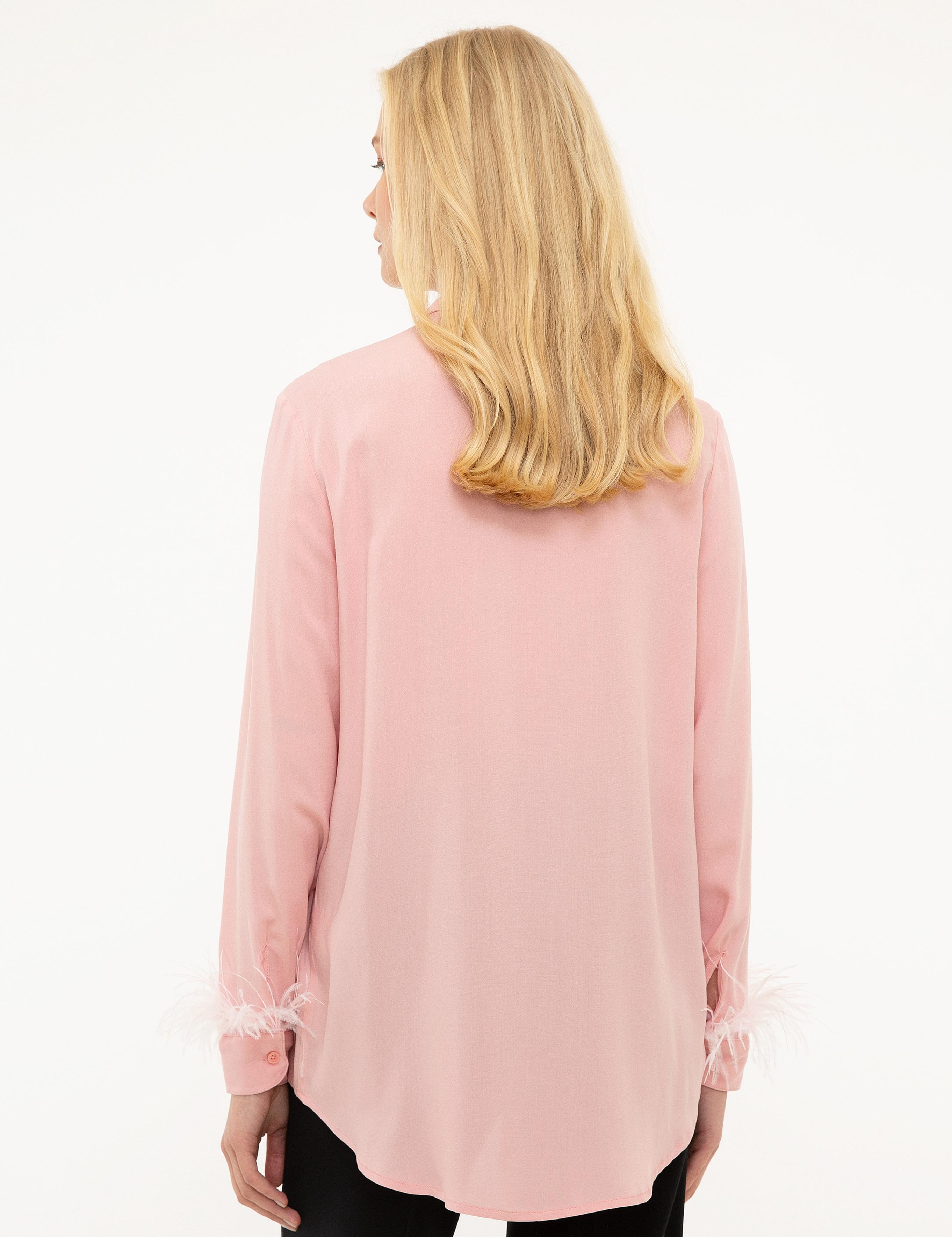 Pudra Comfort Fit Uzun Kollu Gömlek