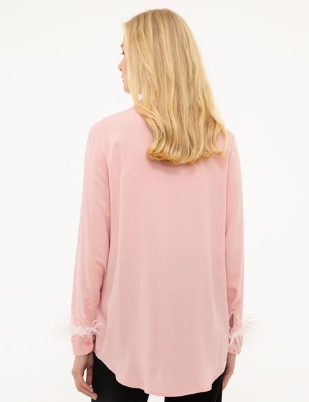 Pudra Comfort Fit Uzun Kollu Gömlek - 50216672058