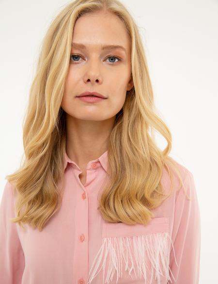 Pudra Comfort Fit Uzun Kollu Gömlek - 50216672058