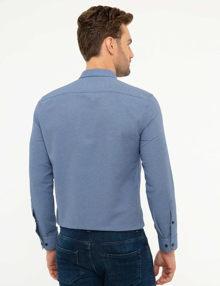 Lacivert Slim Fit Gömlek - 50218363005