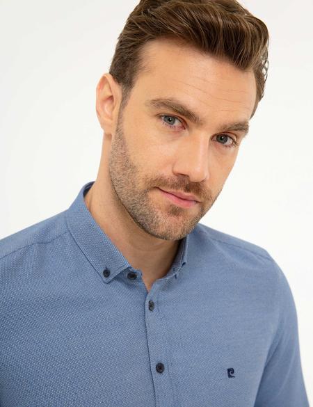 Lacivert Slim Fit Gömlek - 50218363005