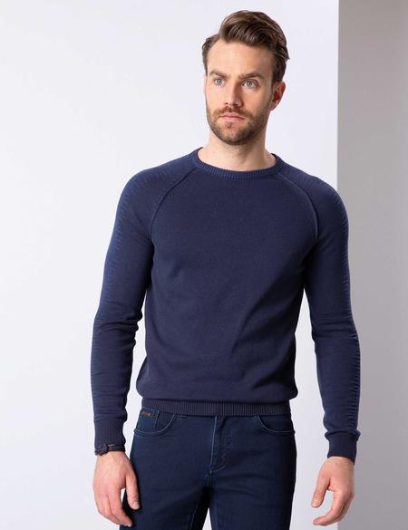 Lacivert Triko Kazak - 50215725026