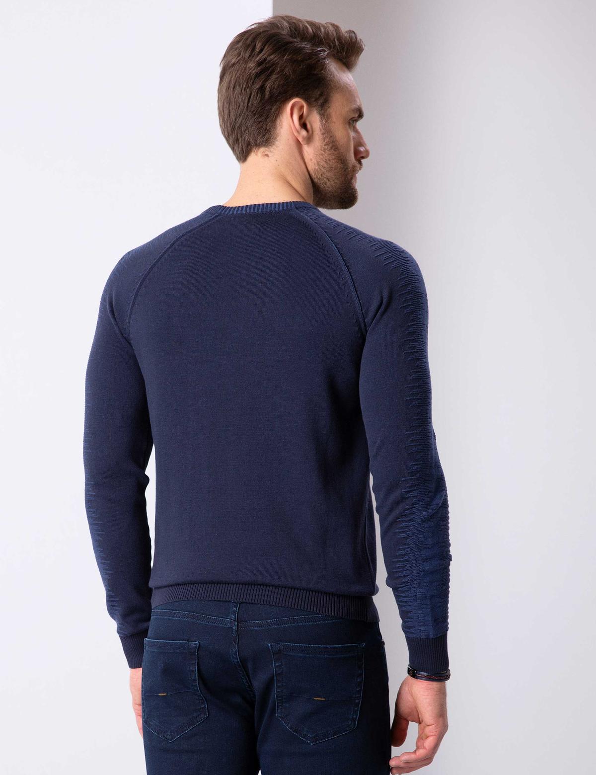 Lacivert Triko Kazak - 50215725026