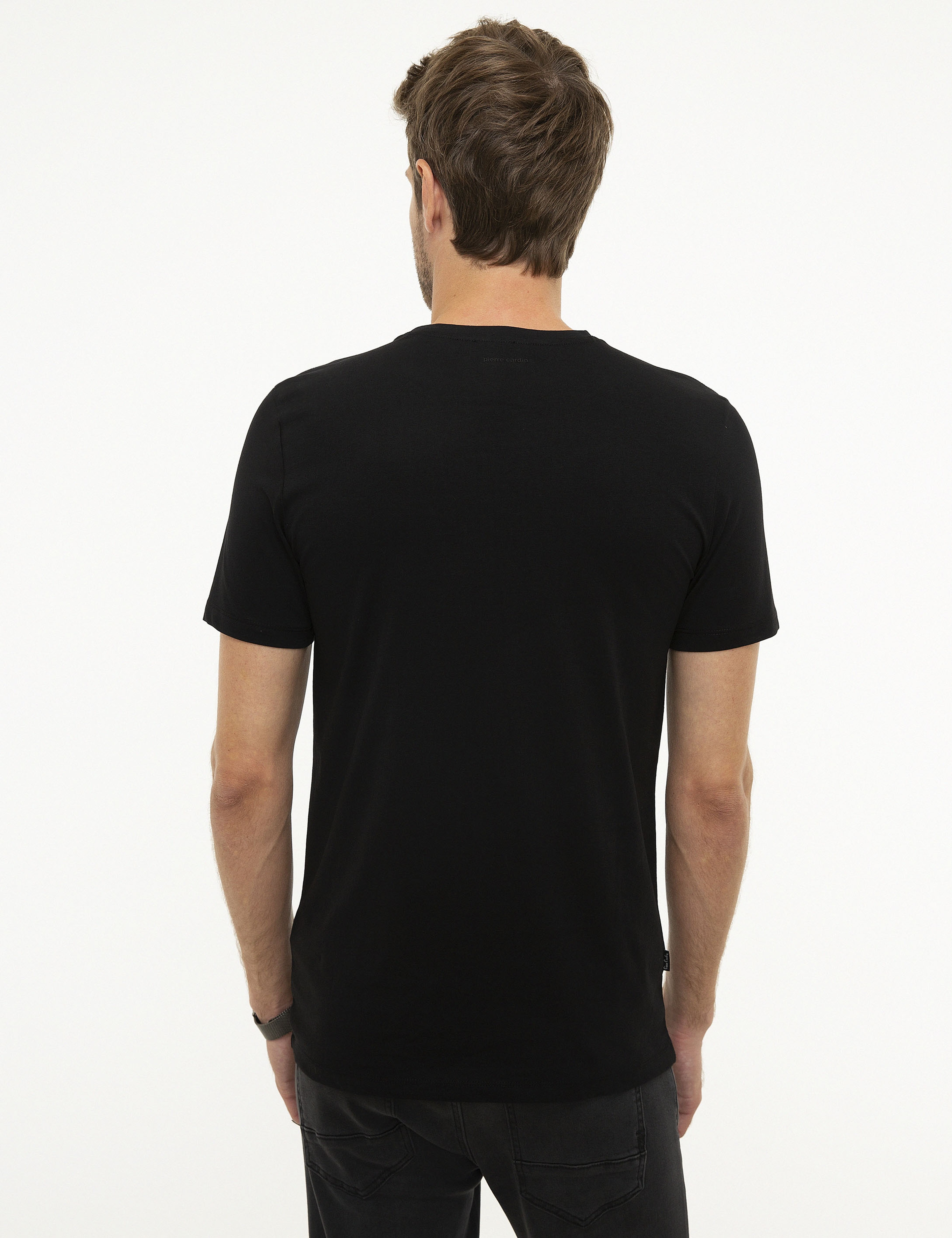 Siyah Slim Fit T-shirt - Image 3