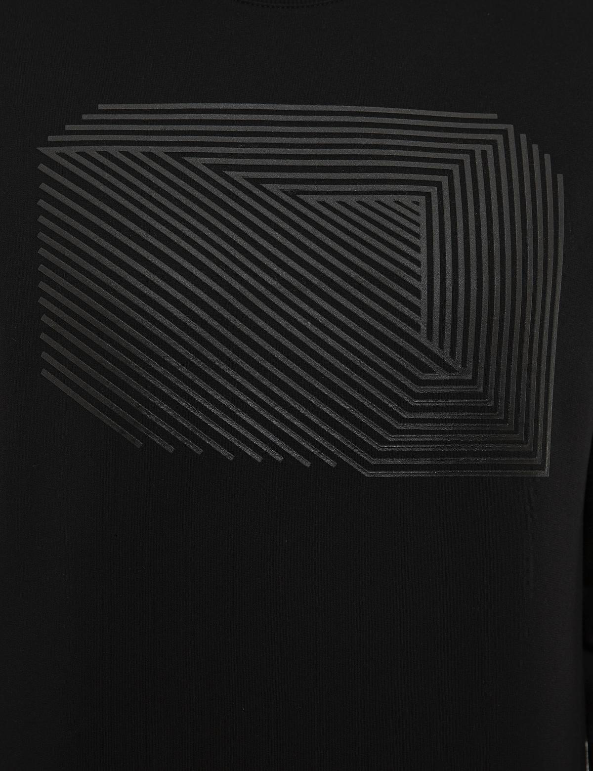 Siyah Standart Fit Bisiklet Yaka Sweatshirt - 50218024007