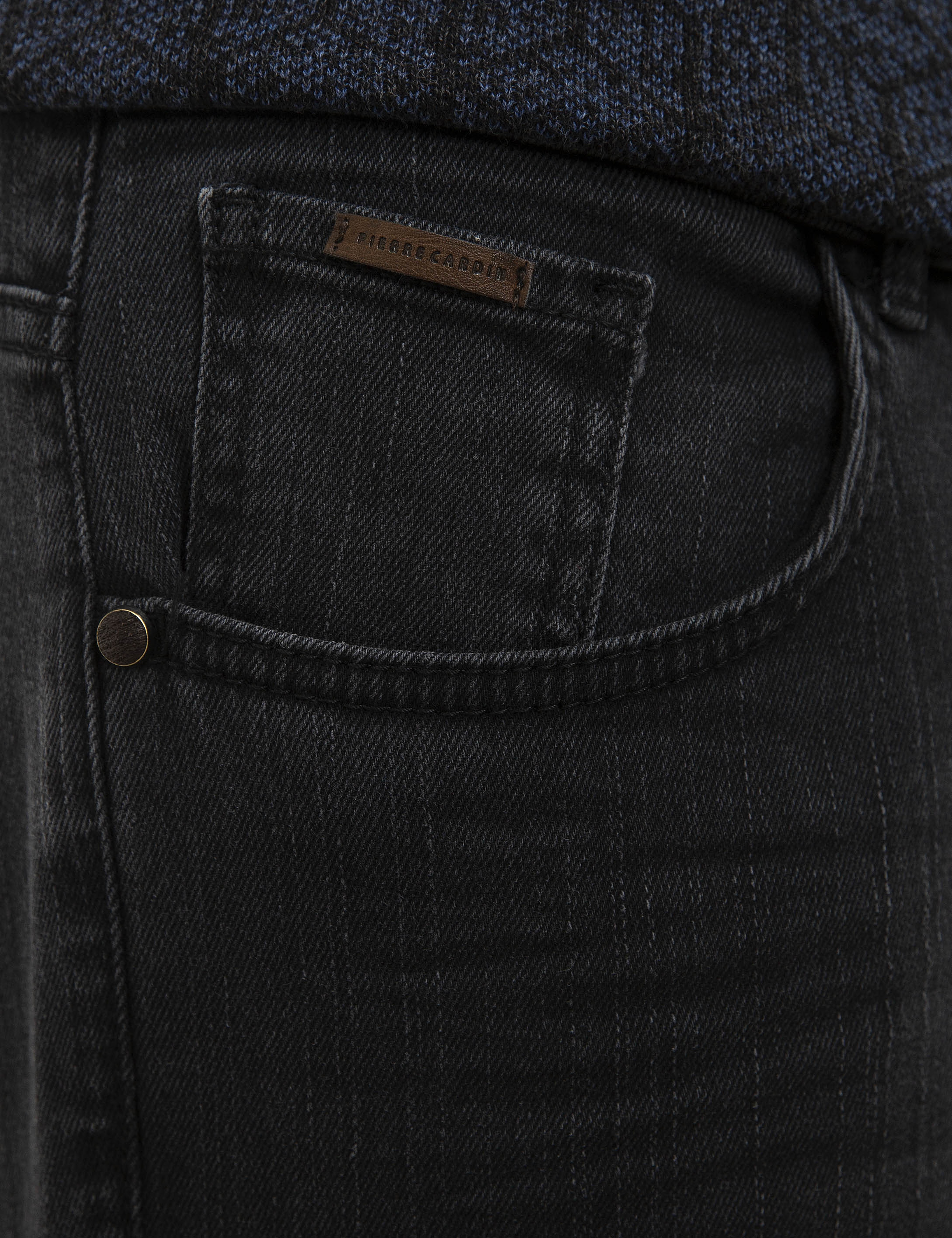 Antrasit Slim Fit Jean Pantolon - Image 4