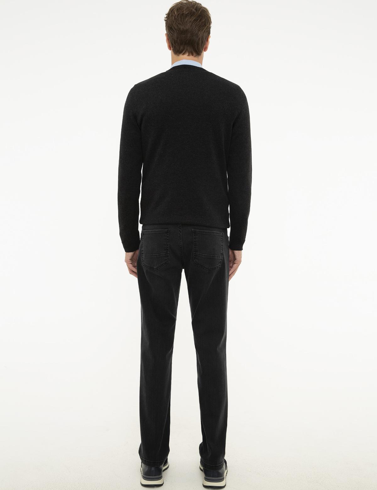 Antrasit Slim Fit Jean Pantolon - 50218300009