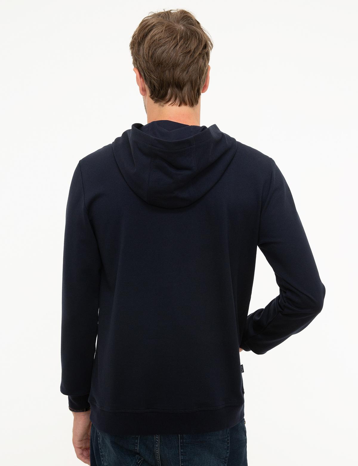 Lacivert Standart Fit Sweatshirt - 50219247013
