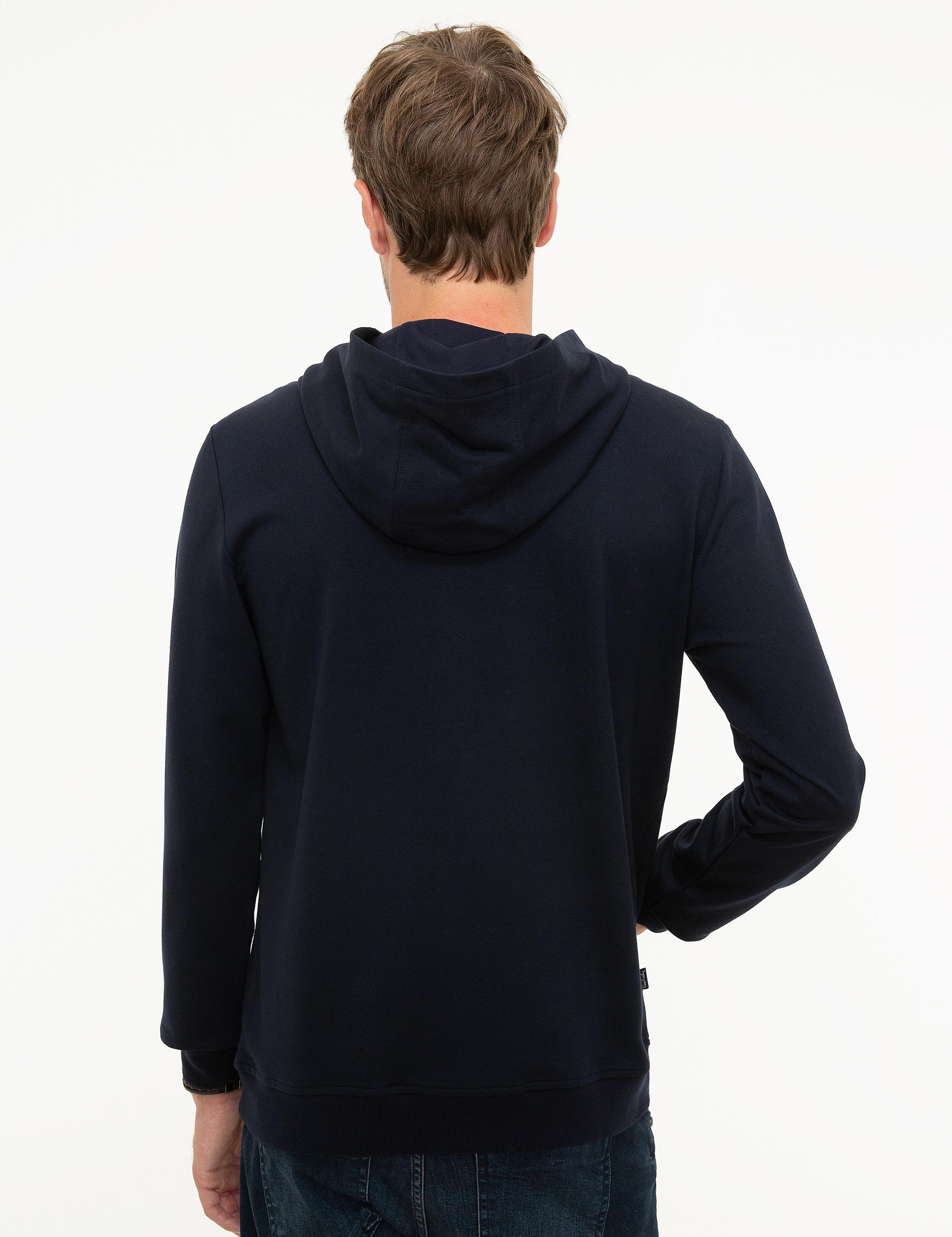 Lacivert Standart Fit Sweatshirt