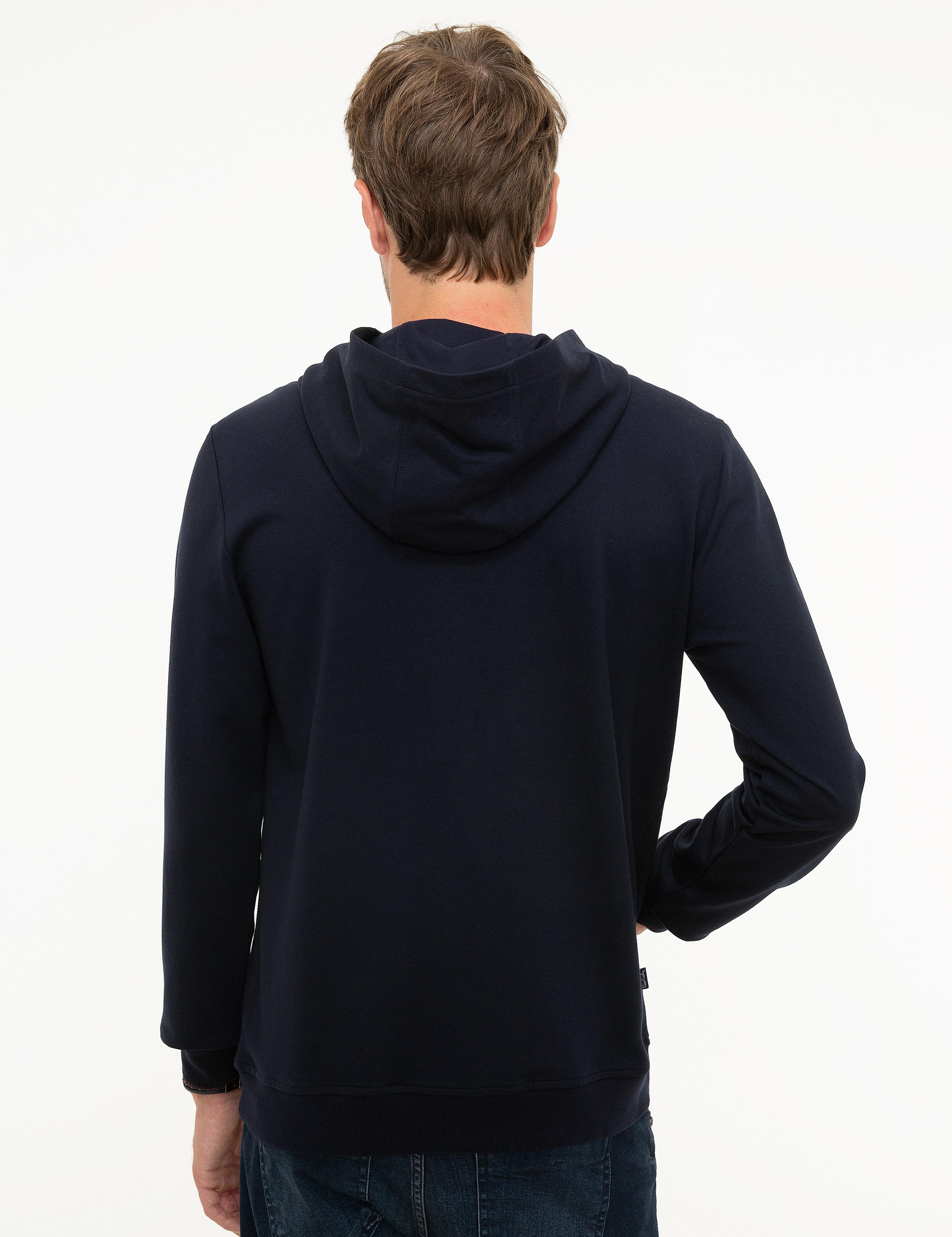 Lacivert Standart Fit Sweatshirt - Image 4