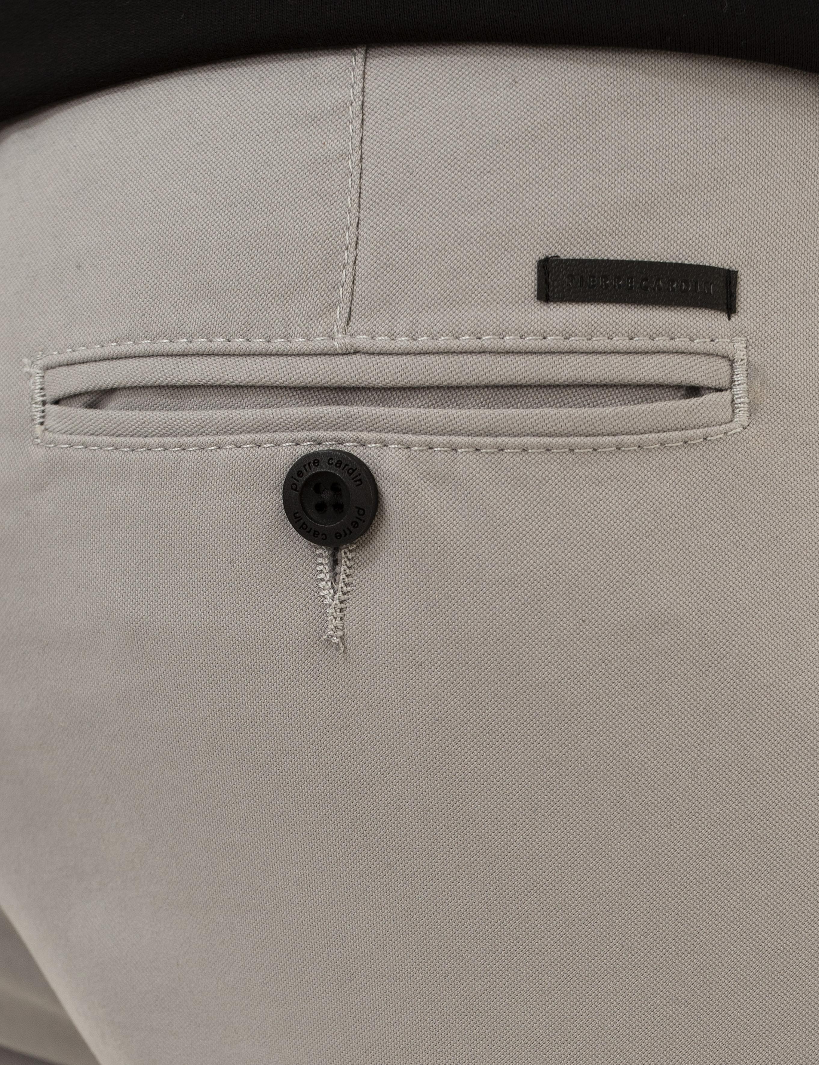 Gri Slim Fit Kanvas Pantolon