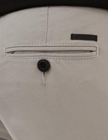 Gri Slim Fit Kanvas Pantolon - 50214908047