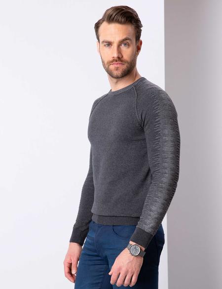 Gri Triko Kazak - 50215725007