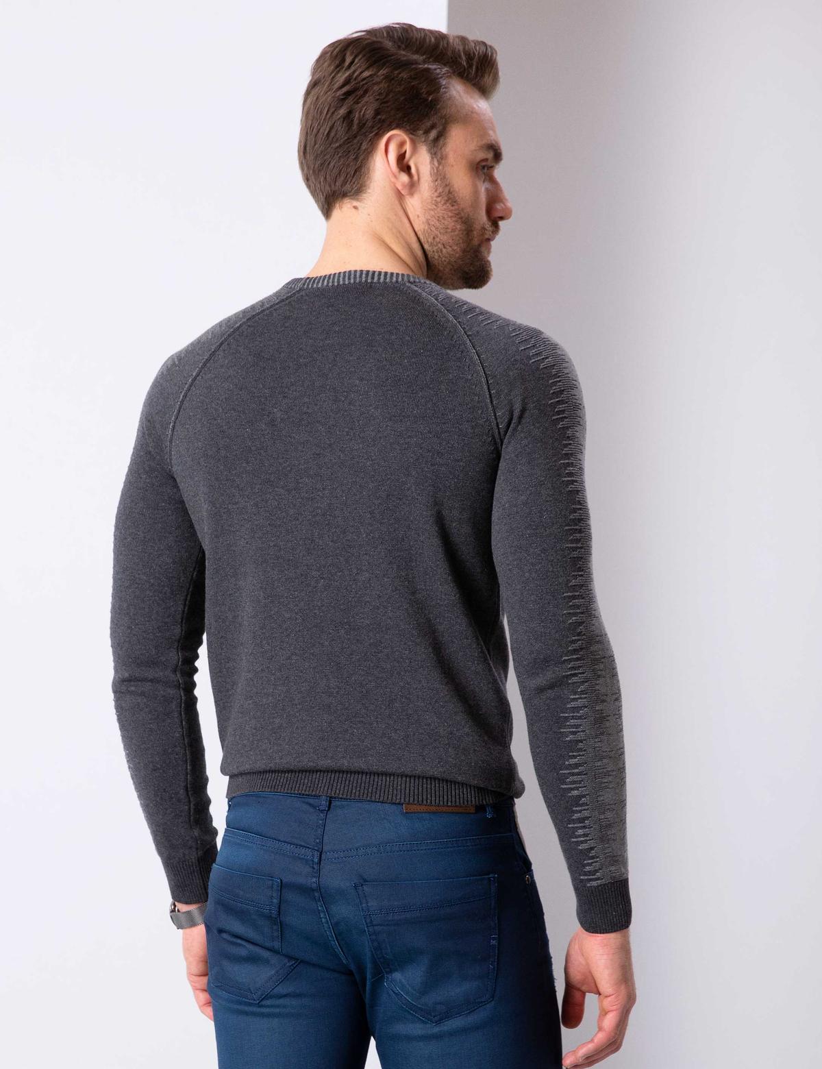 Gri Triko Kazak - 50215725007