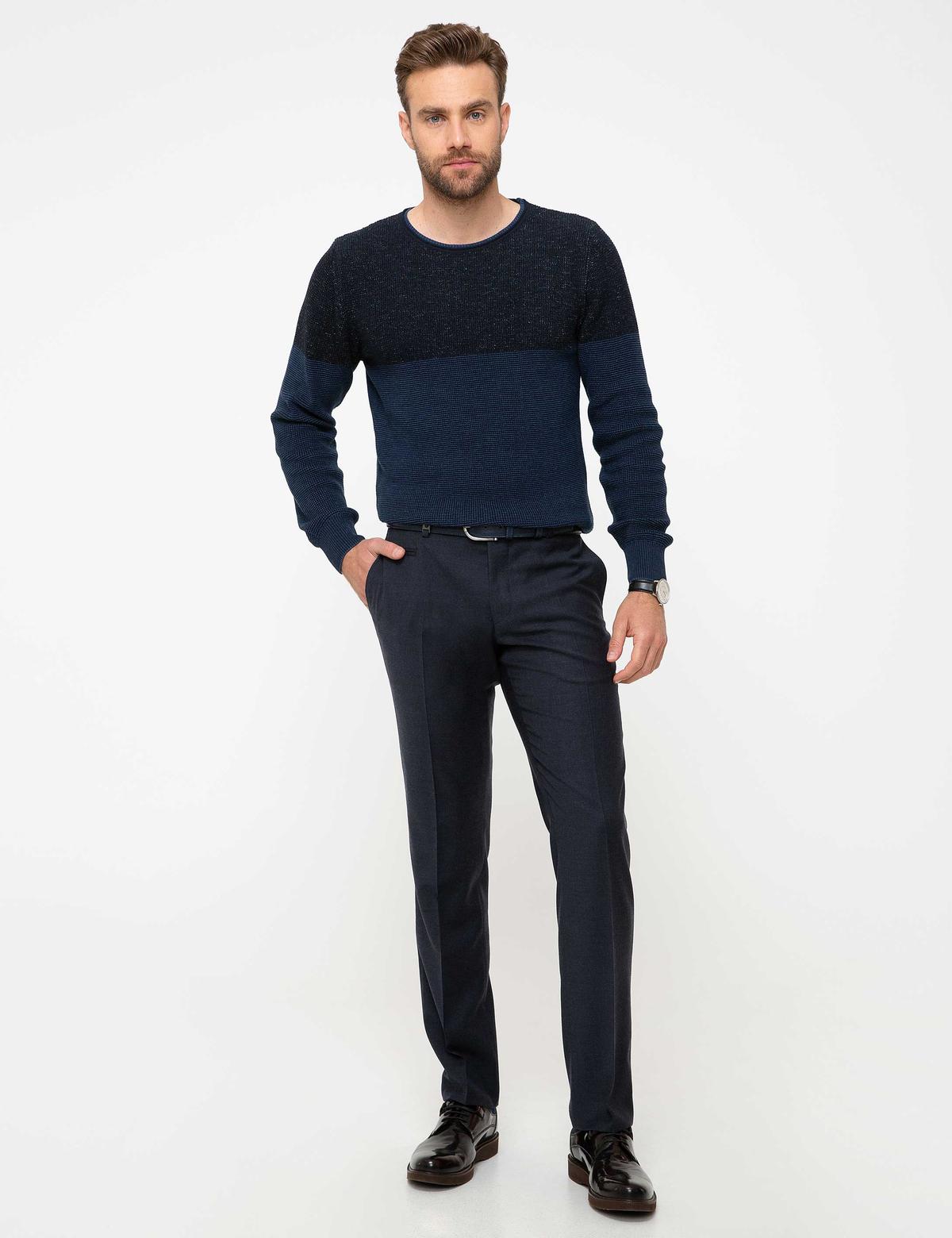 Lacivert Triko Kazak - 50215821006