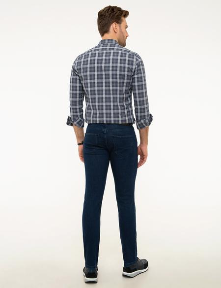 Lacivert Slim Fit Jean Pantolon - 50216739022