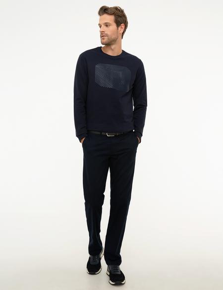 Lacivert Standart Fit Sweatshirt - 50218024012