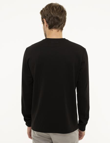 Siyah Standart Fit Sweatshirt - 50218800003