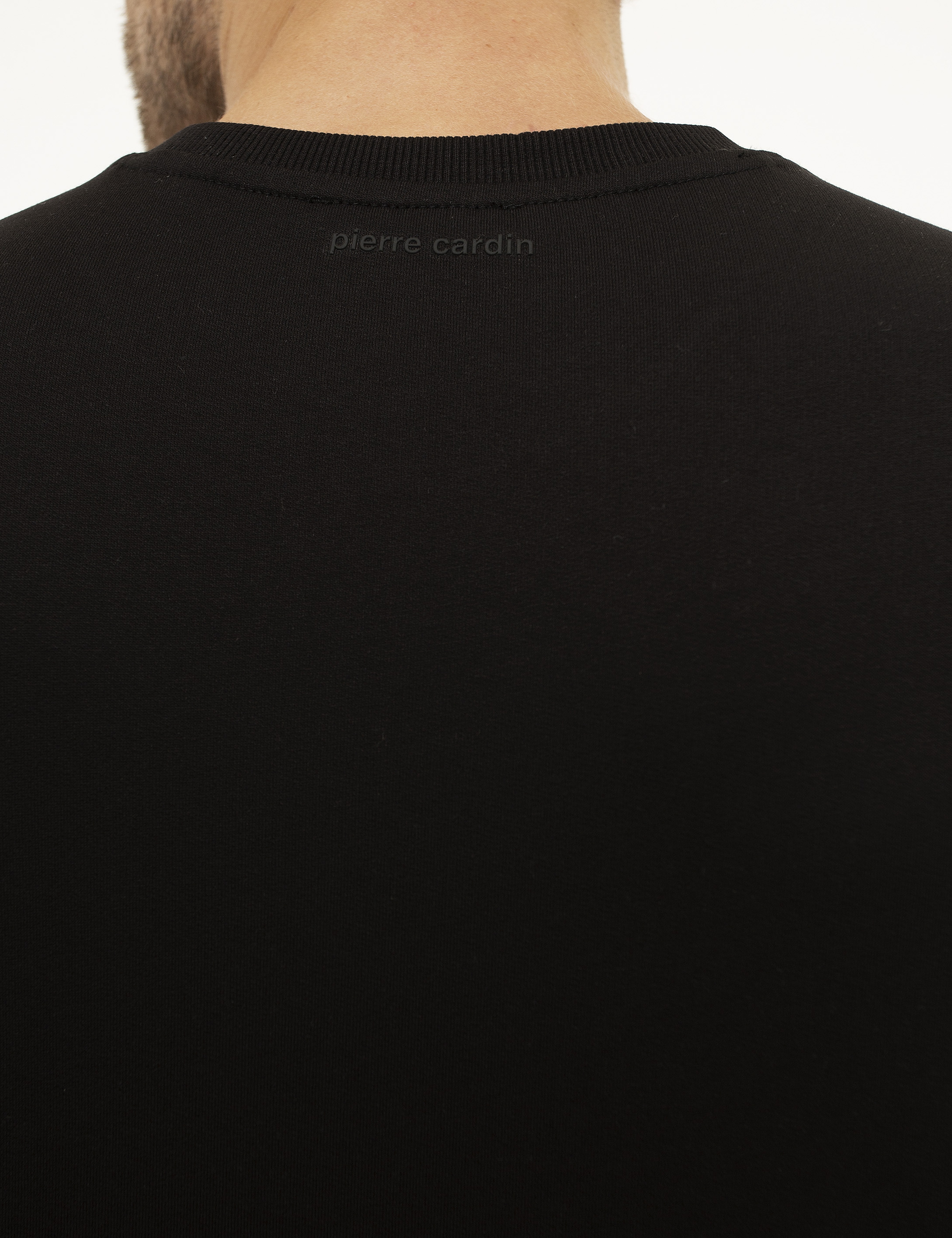 Siyah Standart Fit Sweatshirt - Image 6