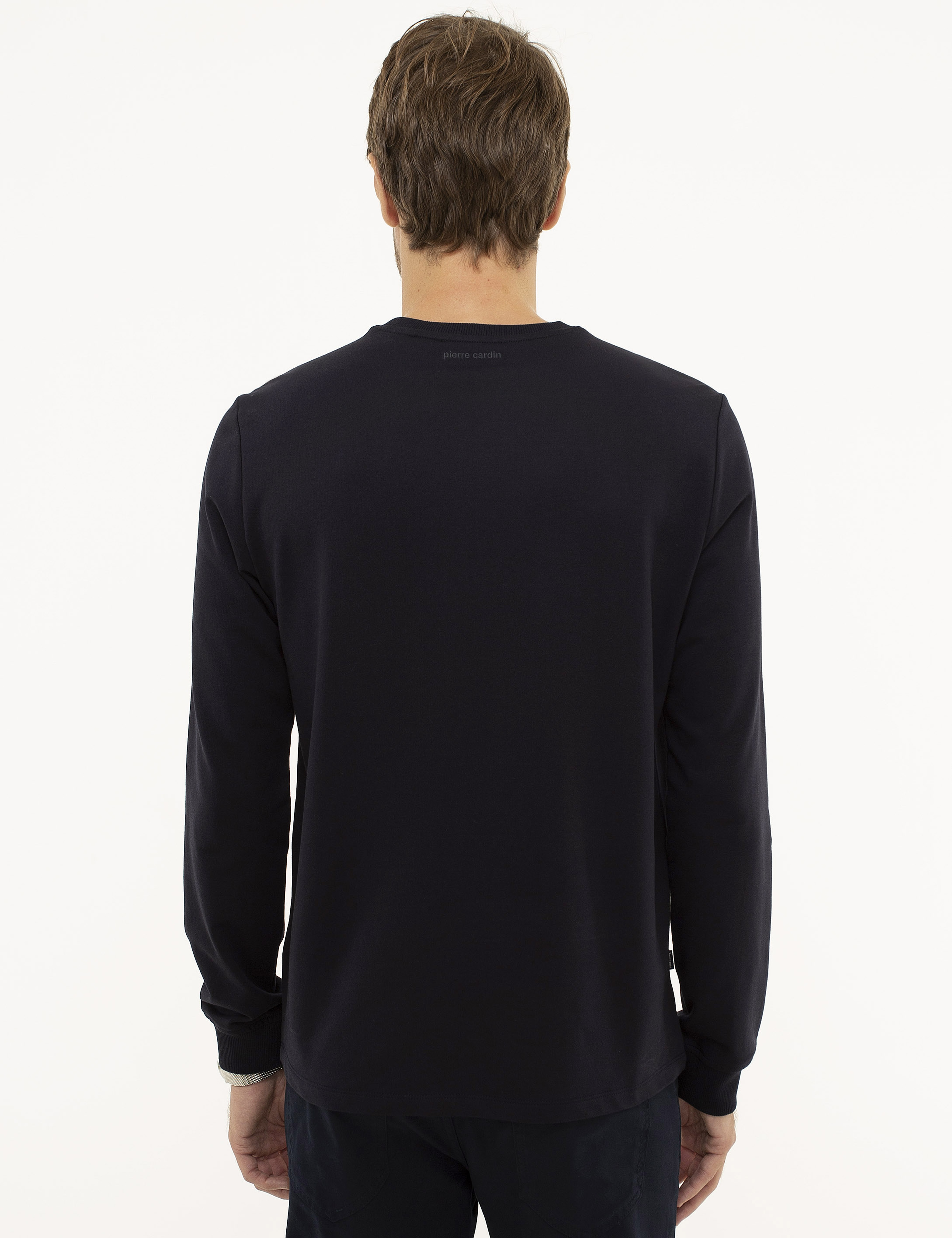 Lacivert Standart Fit Sweatshirt - Image 4