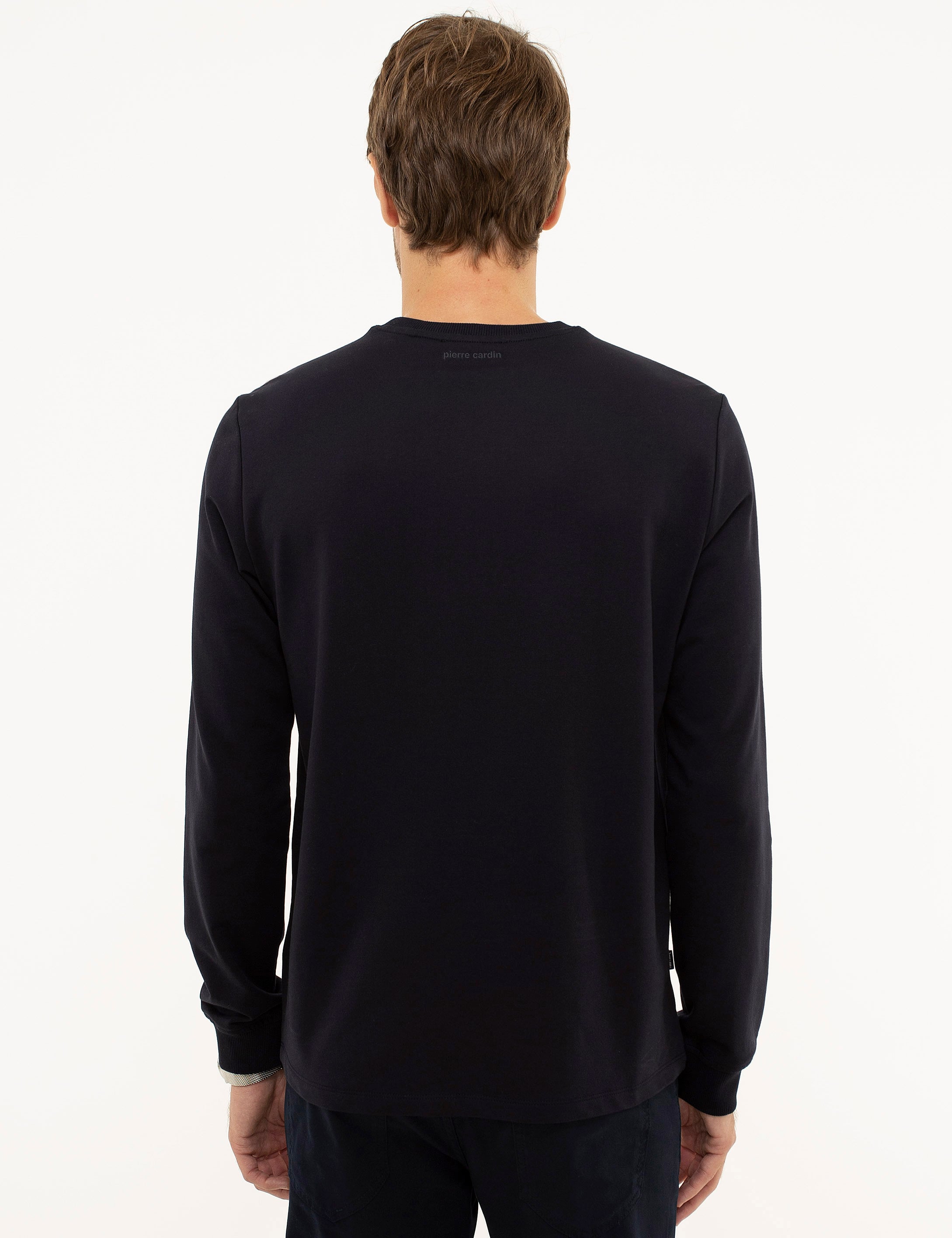 Lacivert Standart Fit Sweatshirt