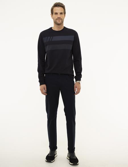 Lacivert Standart Fit Sweatshirt - 50218800013