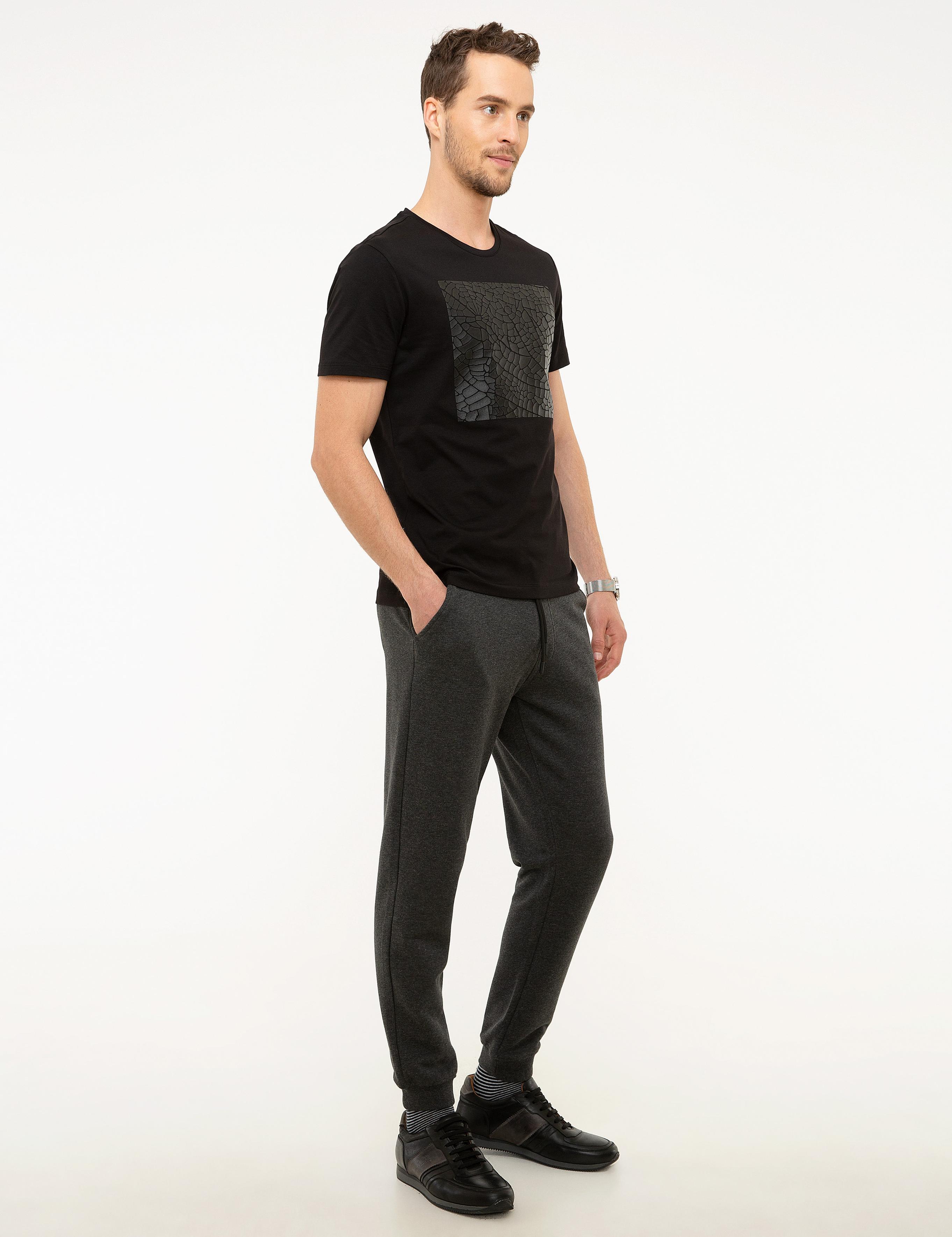 Antrasit Melanj Eşofman Altı