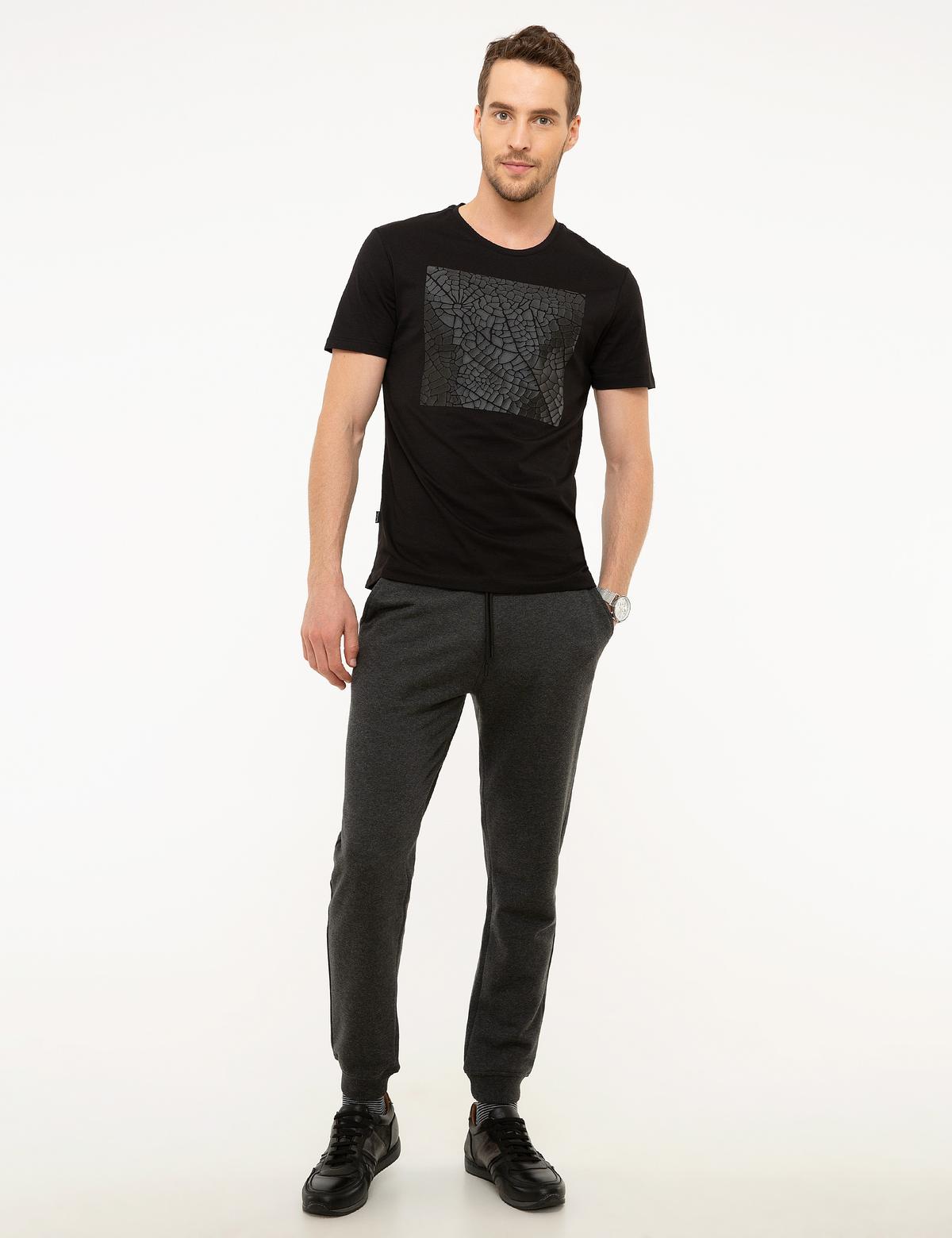 Antrasit Melanj Eşofman Altı