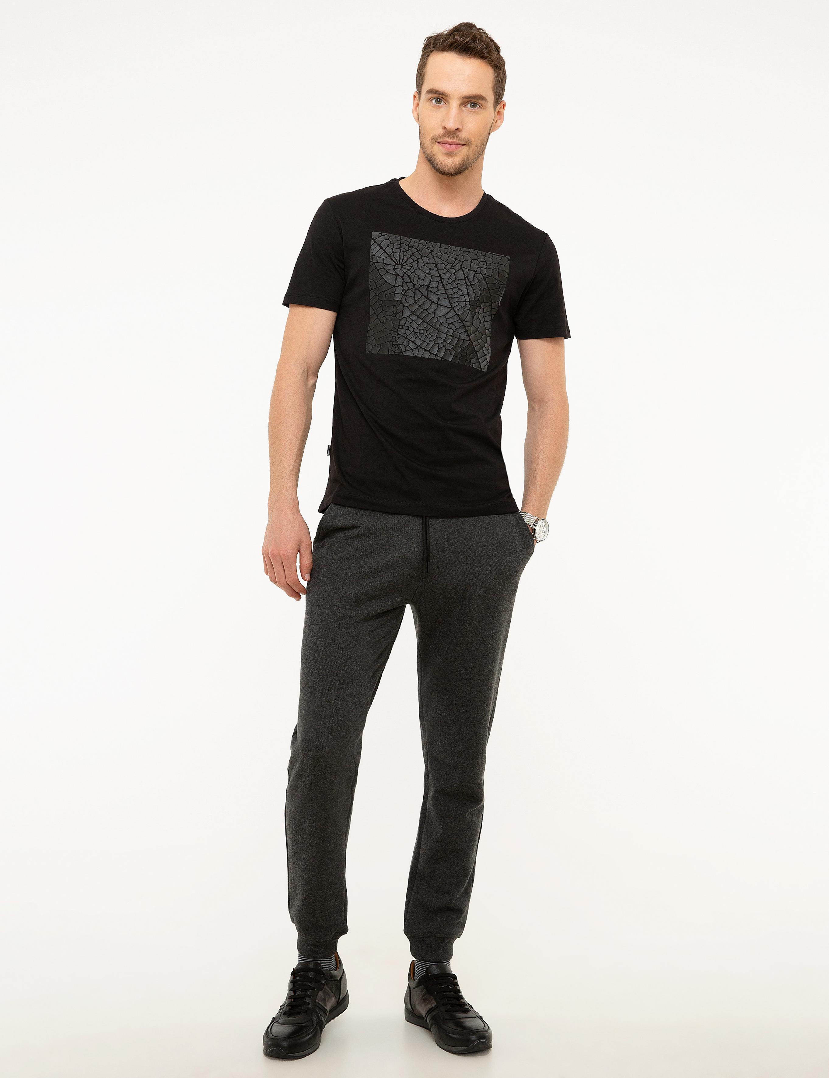 Antrasit Melanj Eşofman Altı