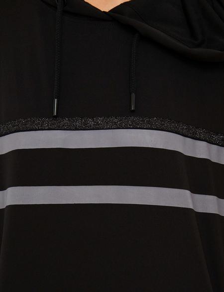 Siyah Oversize Sweatshirt - 50217146013