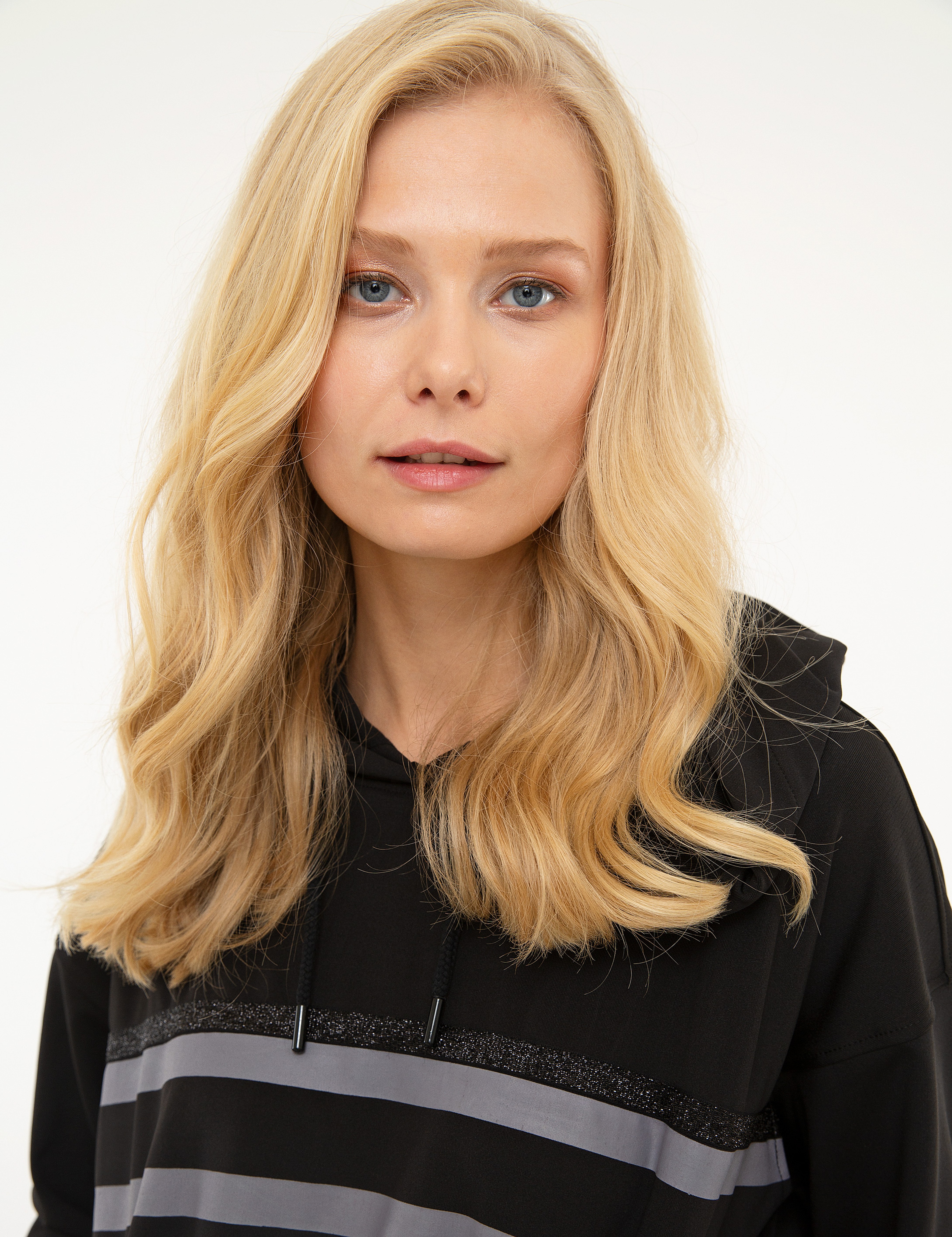 Siyah Oversize Sweatshirt - Image 2