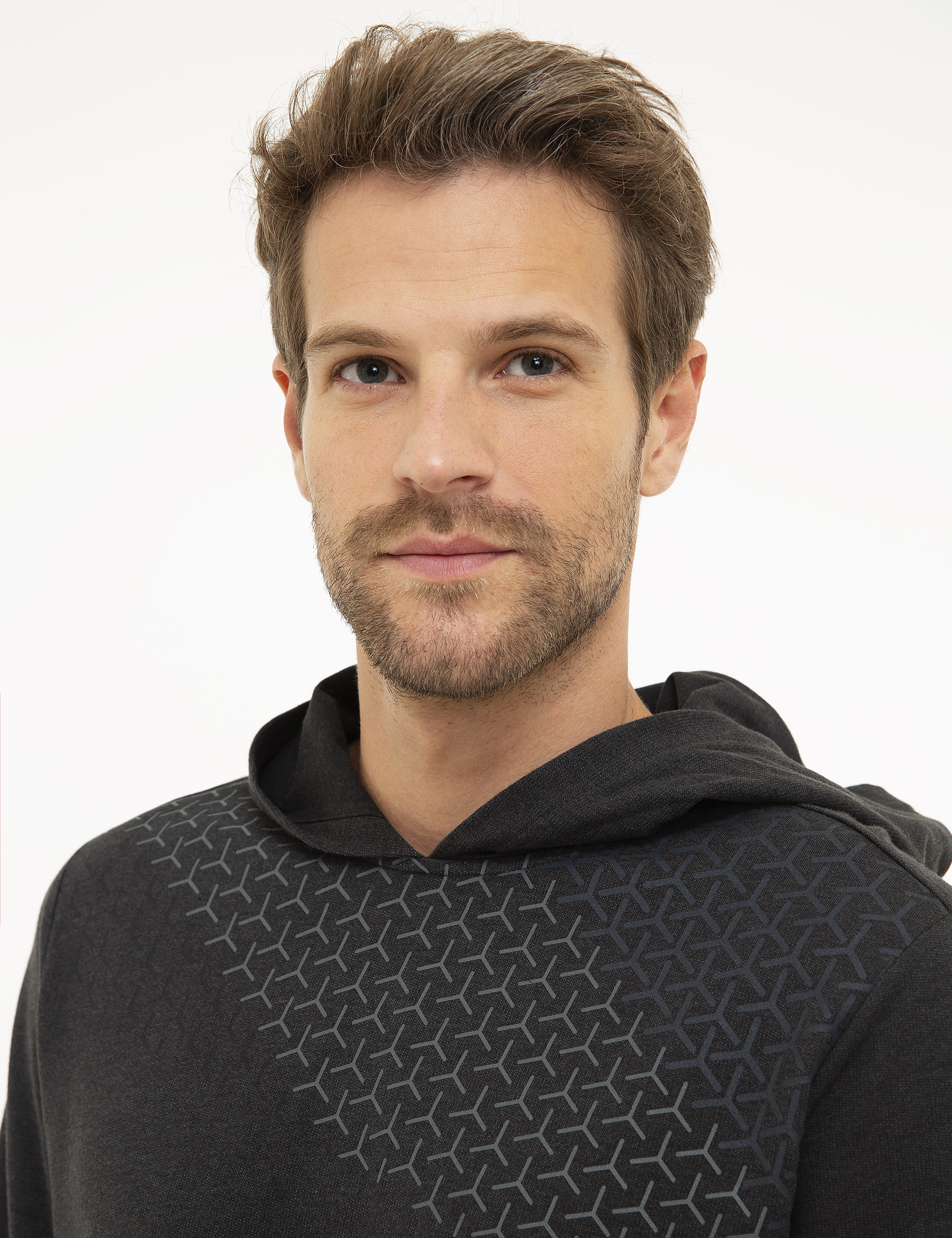 Antrasit Gri Melanj Standart Fit Sweatshirt