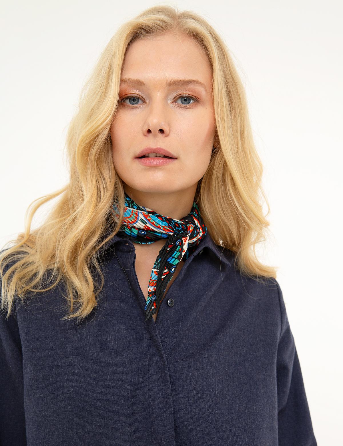 İndigo Comfort Fit Uzun Kollu Gömlek