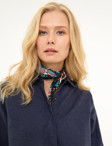 İndigo Comfort Fit Uzun Kollu Gömlek - 50216654026