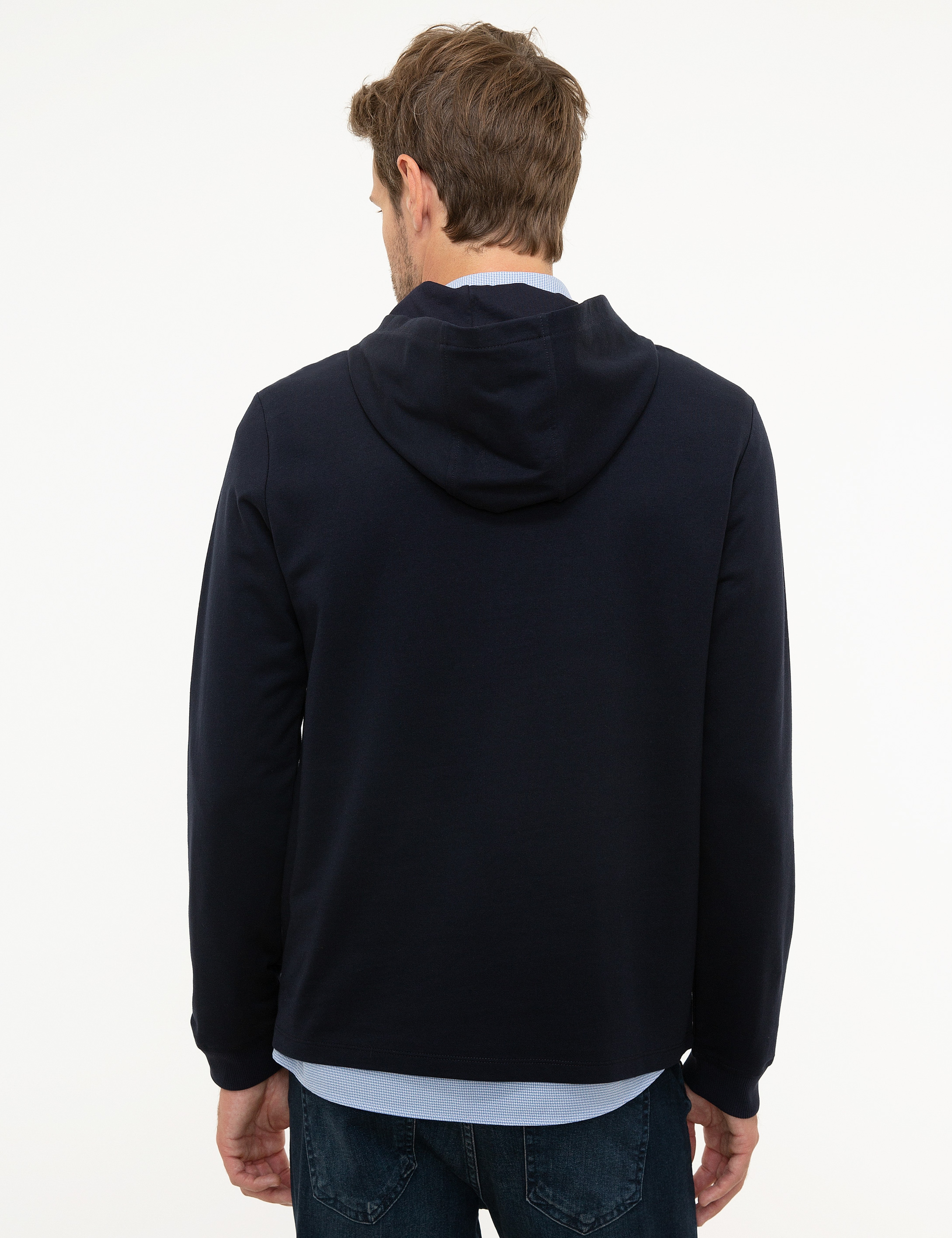 Lacivert Standart Fit Sweatshirt - Image 4