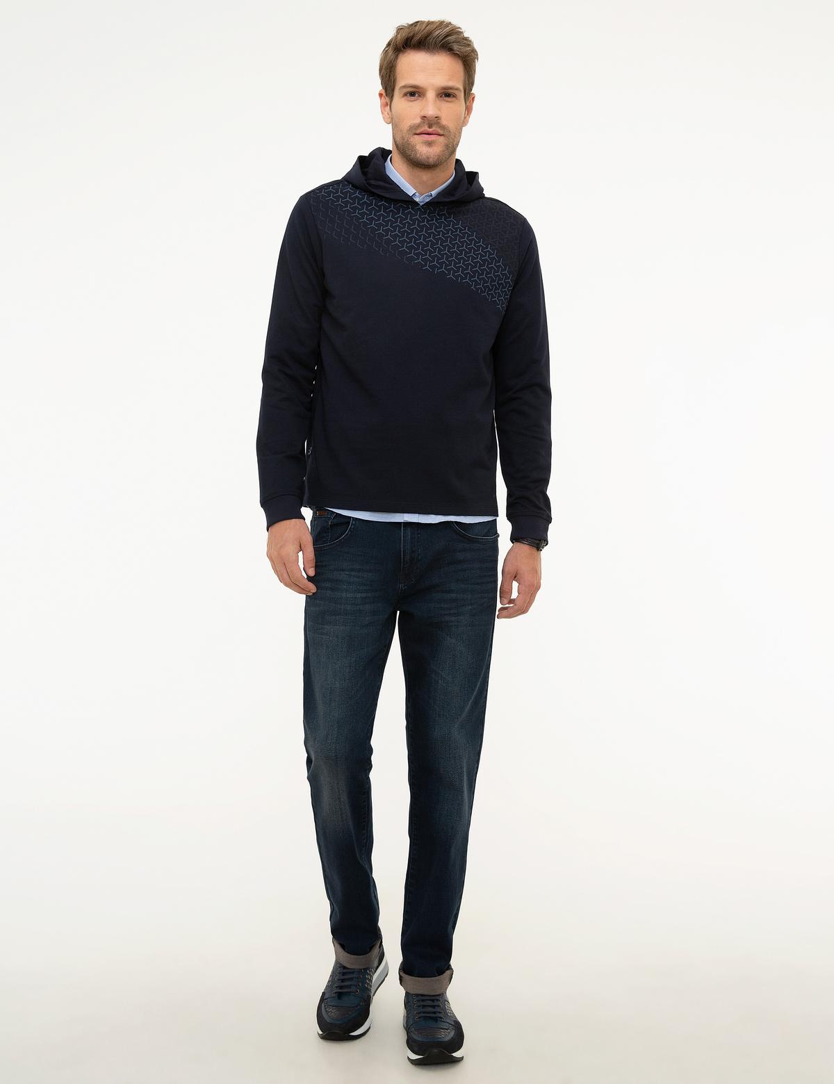 Lacivert Standart Fit Sweatshirt - 50218932014
