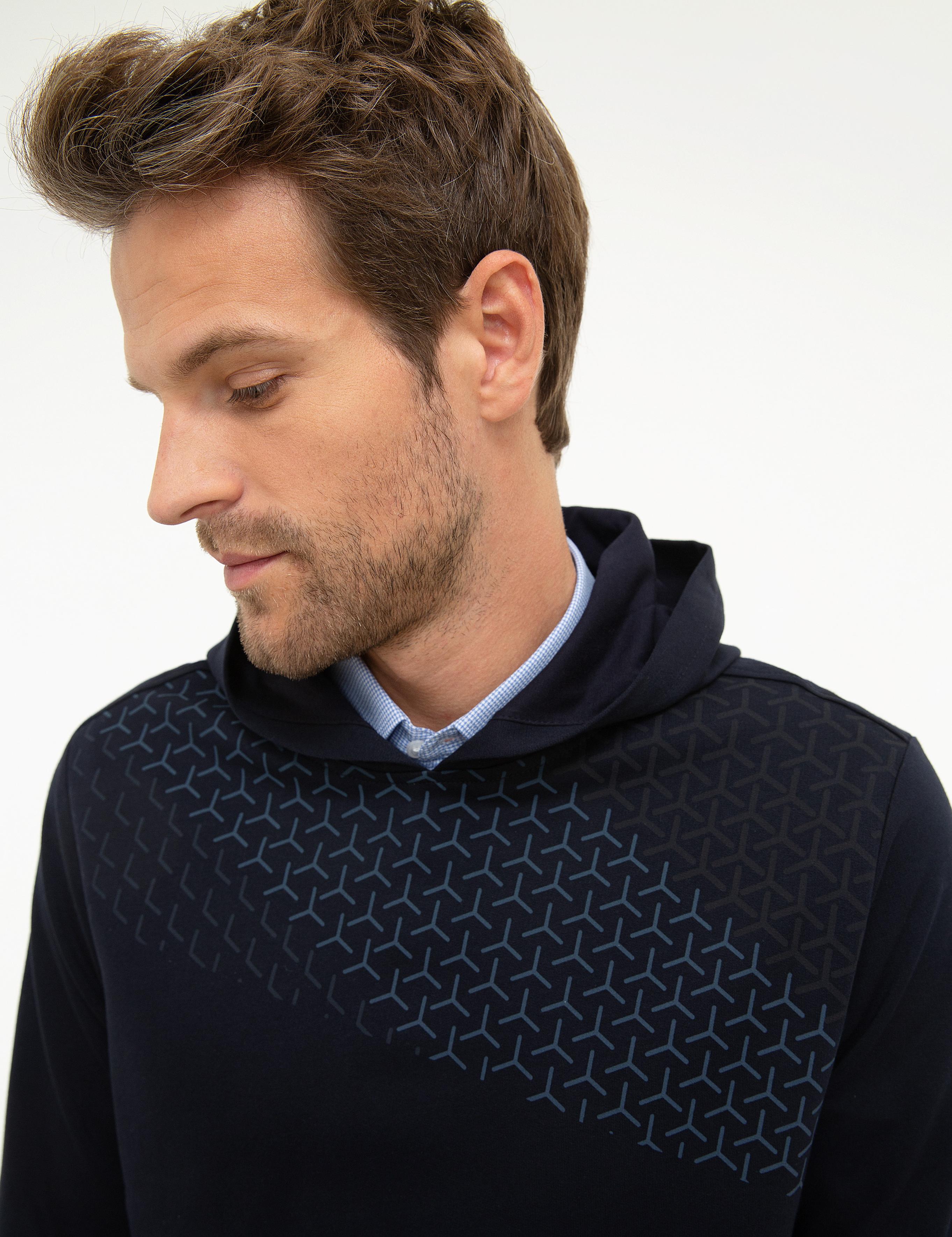 Lacivert Standart Fit Sweatshirt