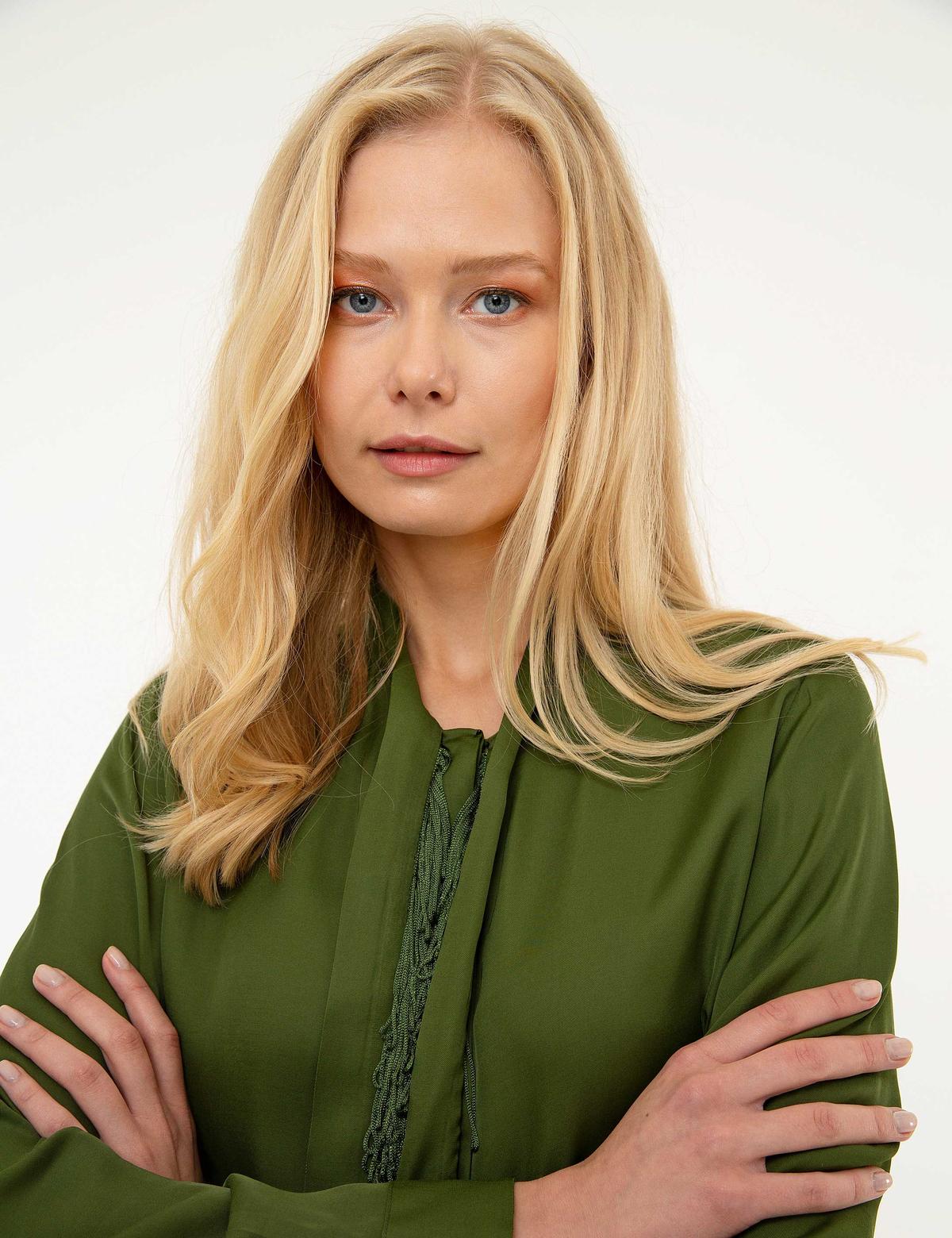 Haki Regular Fit Uzun Kollu Gömlek - 50216675038