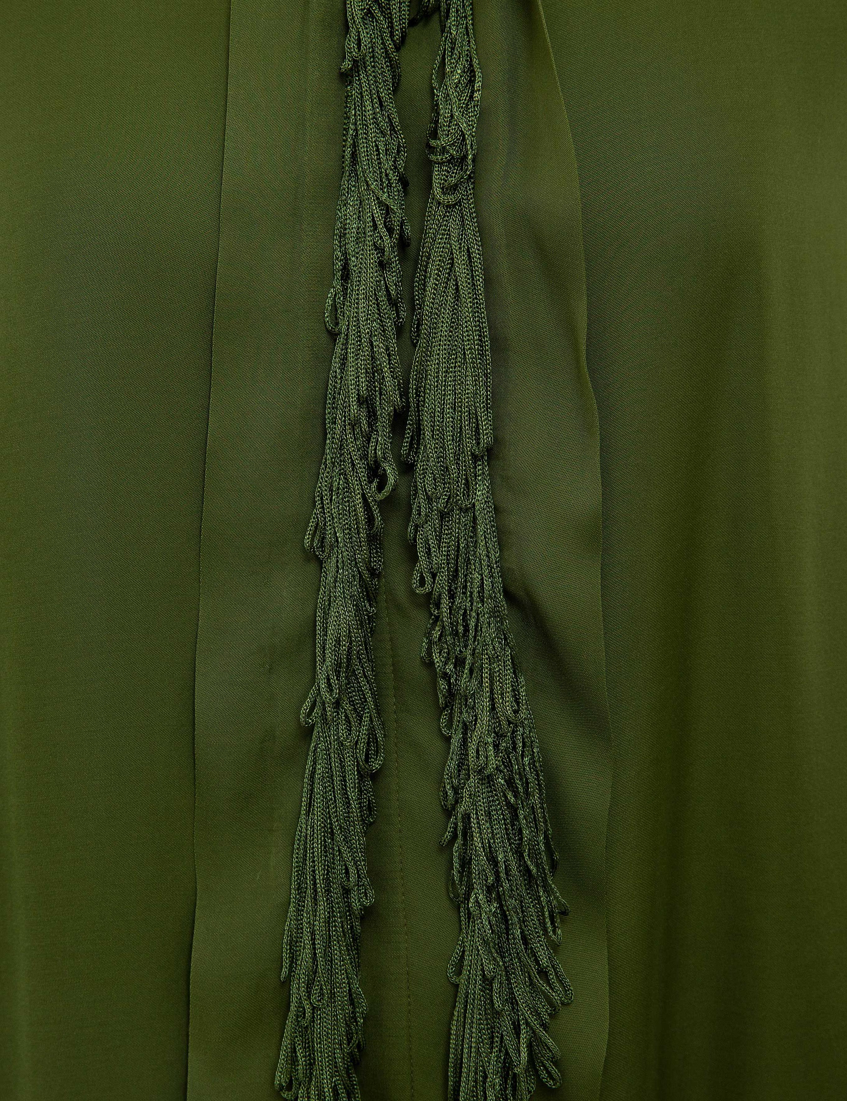 Haki Regular Fit Uzun Kollu Gömlek