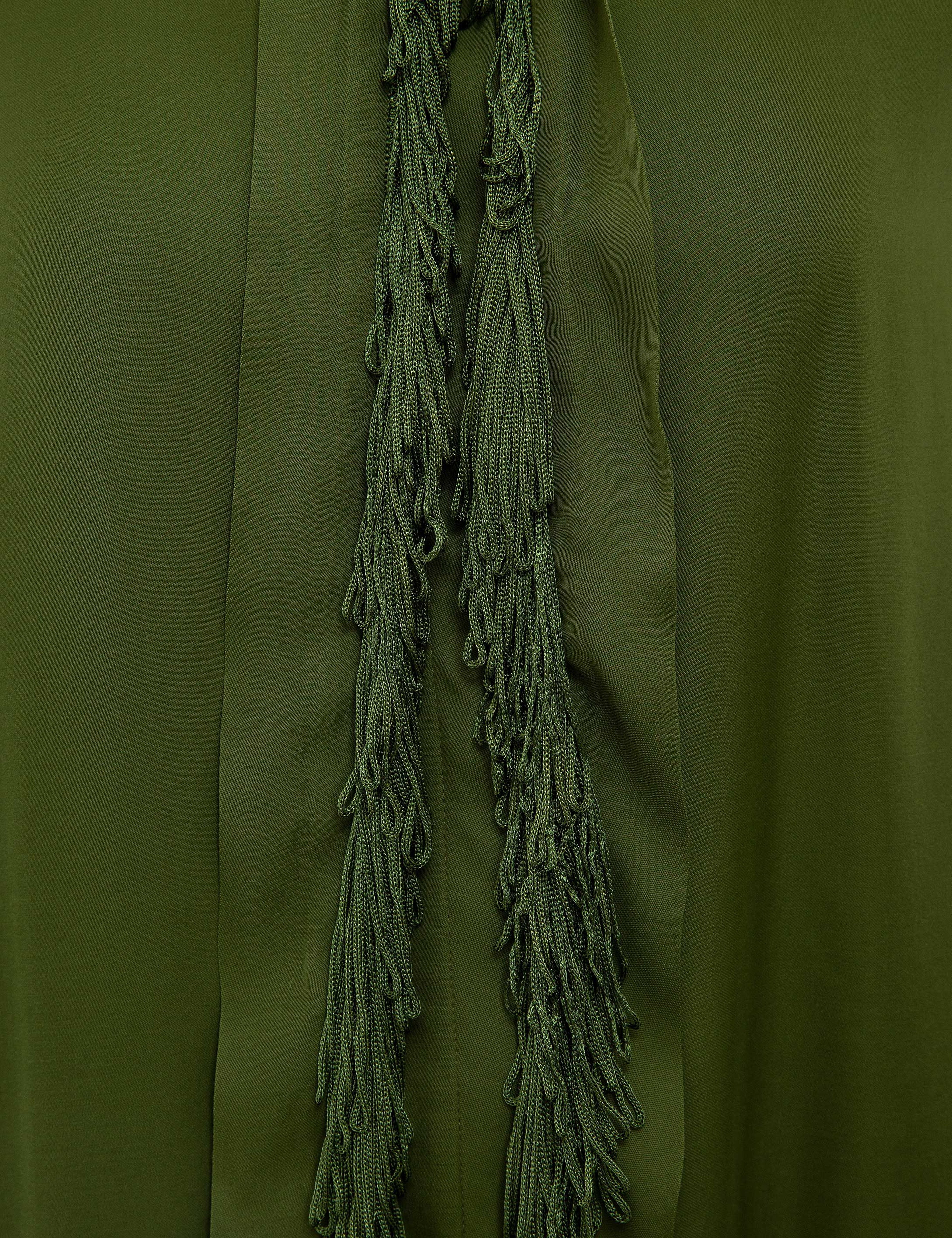 Haki Regular Fit Uzun Kollu Gömlek - Image 5