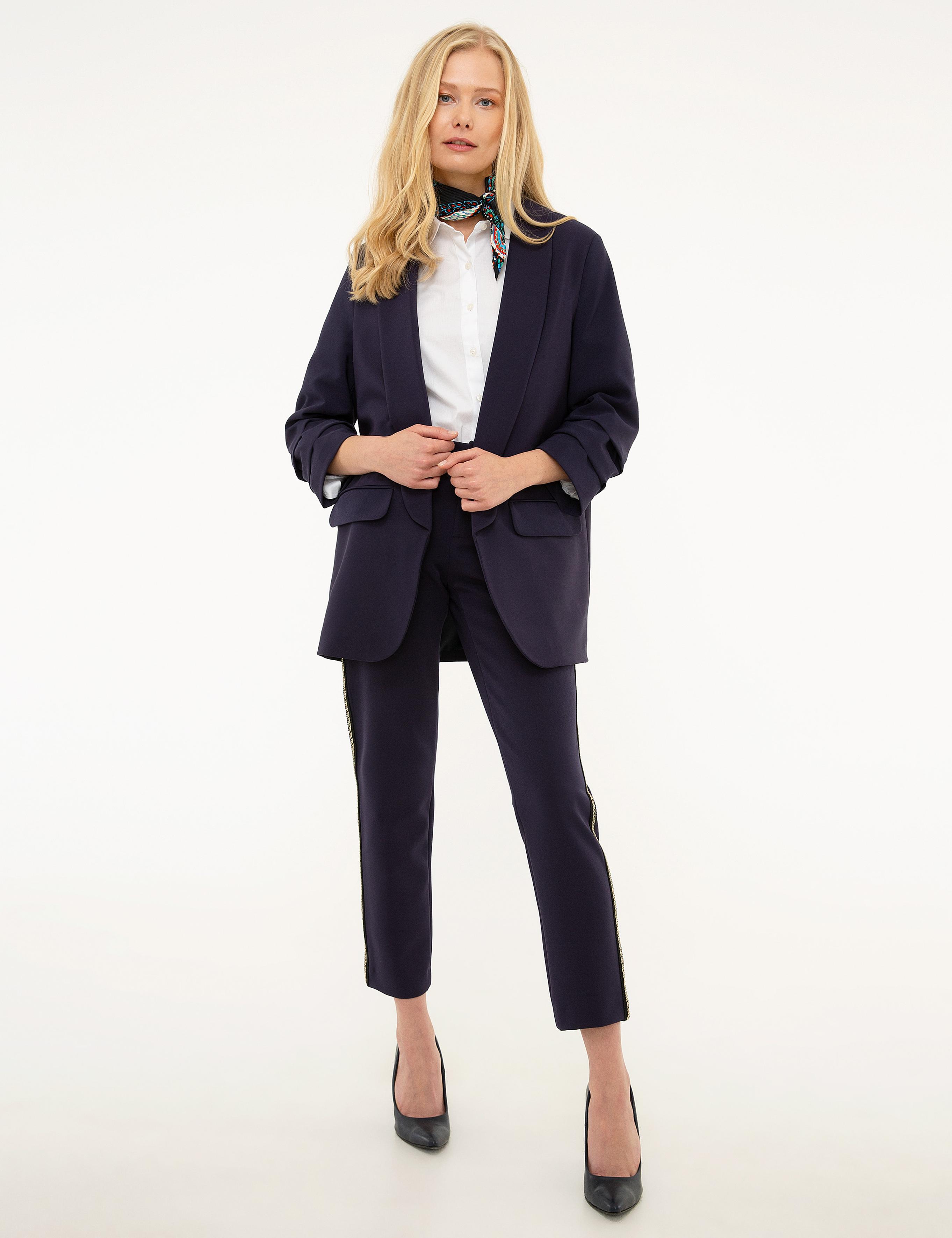 Lacivert Blazer Ceket