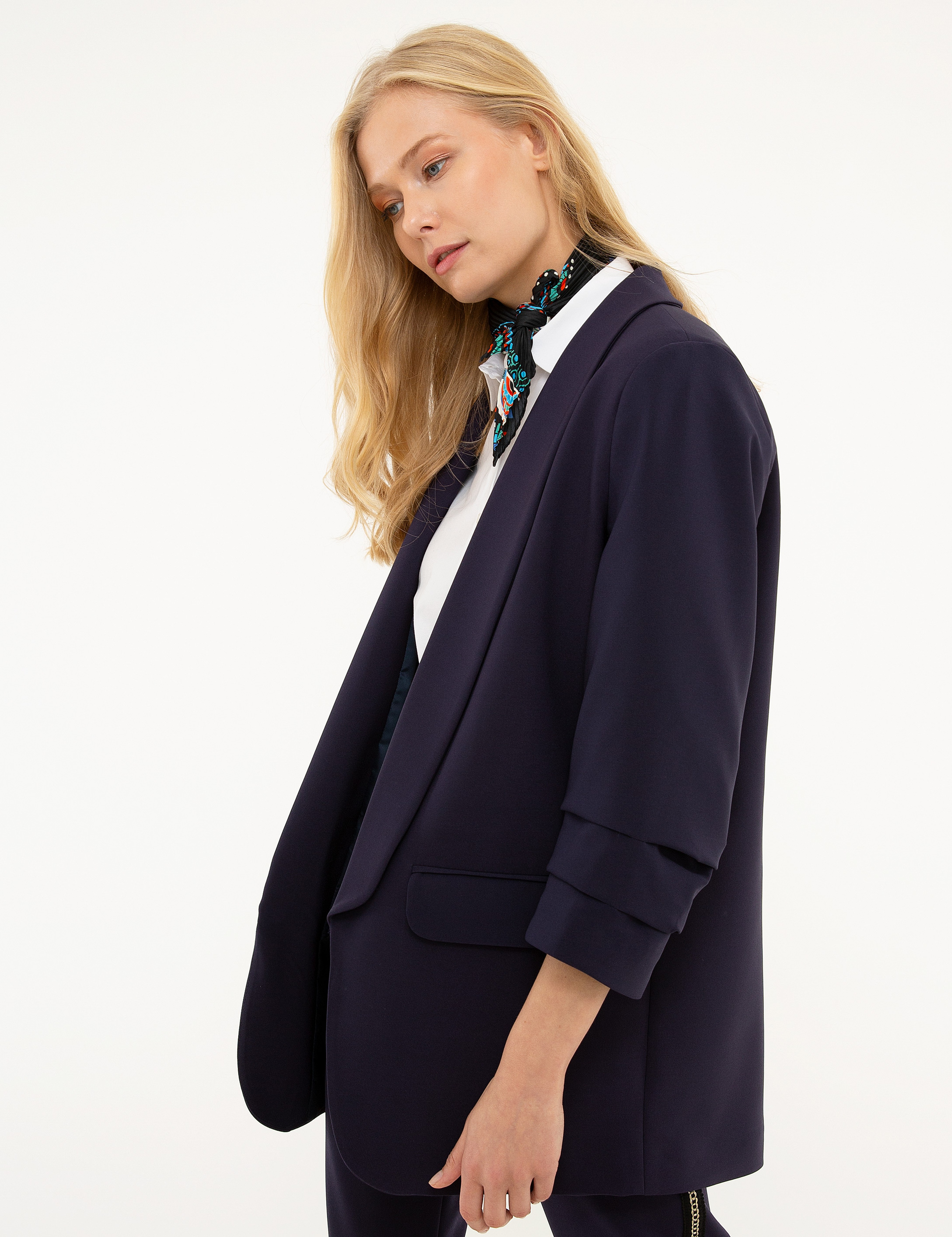 Lacivert Blazer Ceket