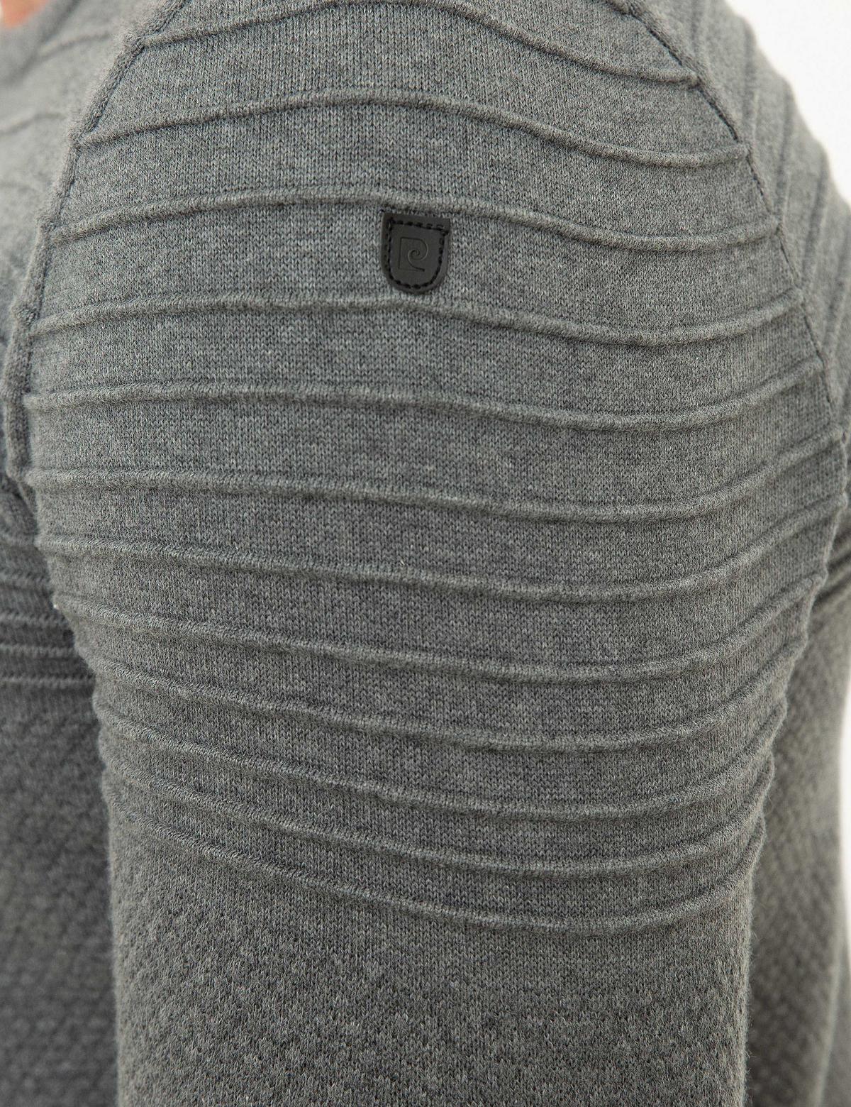 Gri Melanj Slim Fit Triko Kazak - 50218130016